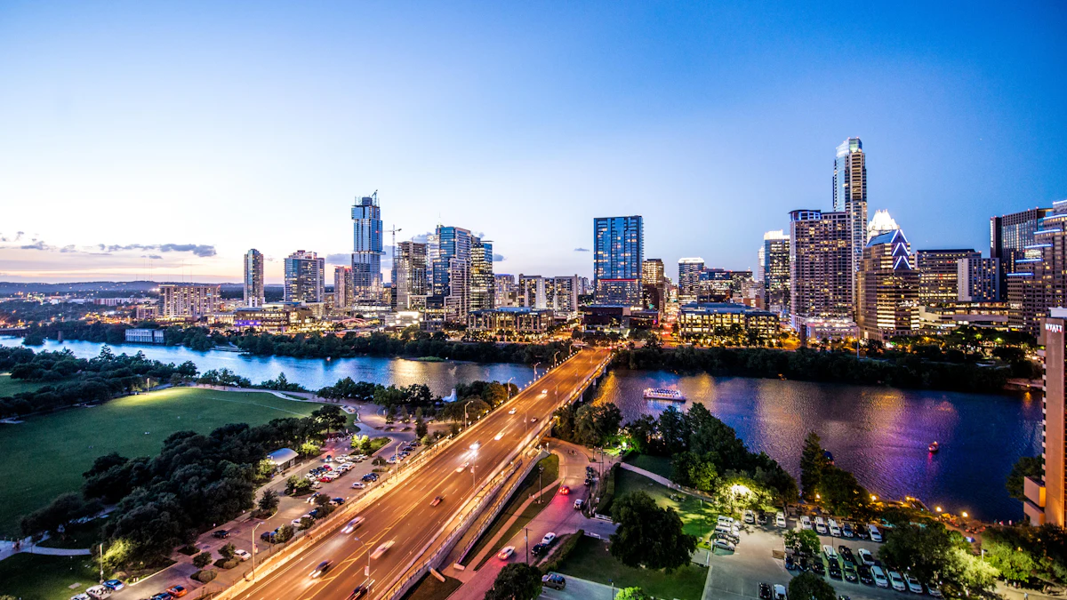 Austin, Texas skyline at dusk