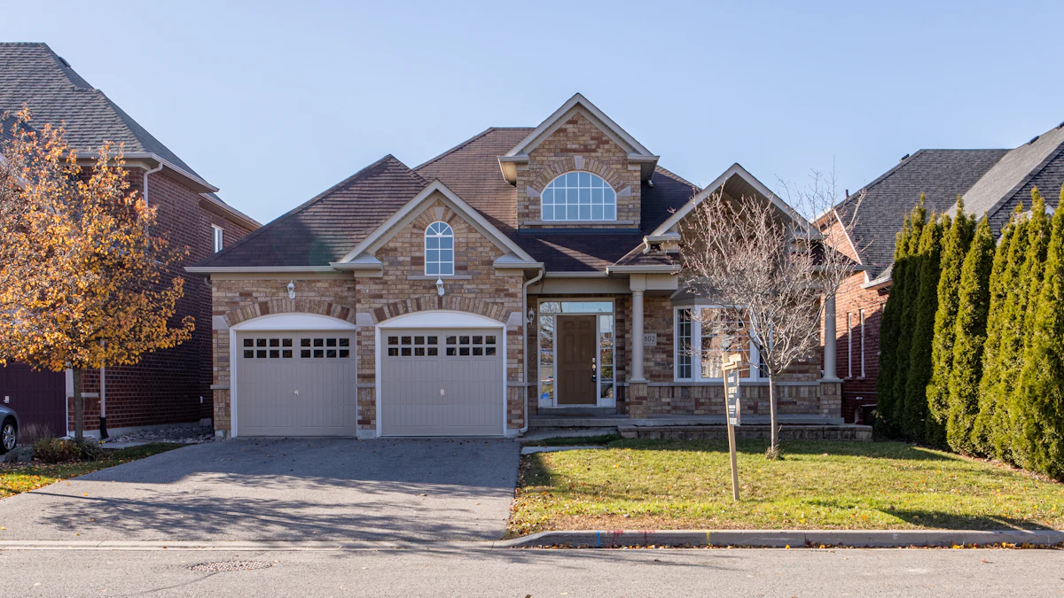 Brick home in a Texas suburb - residential property claims drive adjuster pay
